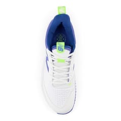 New Balance CK 4020 R5 Rubber Sole Cricket Shoes, White Blue