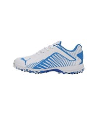 Puma FH 22 Men's Rubber Cricket Shoe, White-Ultra Blue