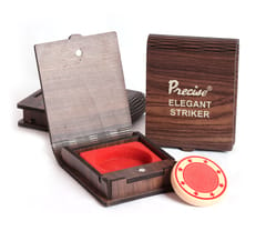 Precise S06 KD Carrom Striker Tournament Grade Board Accessory Genuine Ivory Ball Acrylic Striker