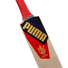 Puma Mens RCB JNR City Cricket Bat, Navy-Flame Scarlet