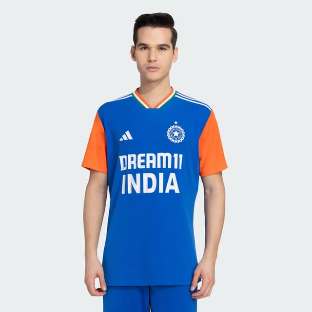 ADIDAS FW24 INDIA CRICKET T20 INTERNATIONAL FAN JERSEY JN3145