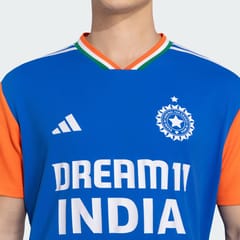 ADIDAS FW24 INDIA CRICKET T20 INTERNATIONAL FAN JERSEY JN3145