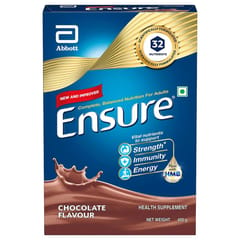 Ensure Complete, Balanced Nutrition Drink For Adults 400g, Chocolate Flavor, Now With A Special Ingredient HMB And 32 Essential Nutrients To Help Build & Protect Muscle Strength