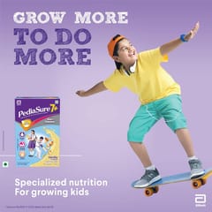 Pediasure 7+ Specialized Nutrition Drink Powder 400g, Vanilla Delight Flavour, Scientifically Designed Nutrition for Growing Children, Supports Height Gain, Muscle Strength &Brain Development