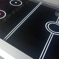 KD Champion Air hockey Table Black Ice Hockey Table 7 Ft with Digital Scorer