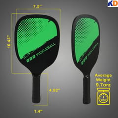 Kd Pickleball Paddles,Fiber Wood Surface Pickleball Paddles Set , 2 Paddles with 4 Pickleballs, Pickleball Bag, Pickleball Paddle Set for Men and Women, Assorted Color